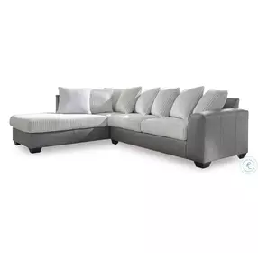Clairette Court Alloy 2 Piece Sectional with LAF Chaise