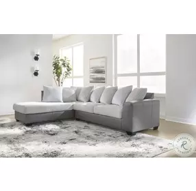 Clairette Court Alloy 2 Piece Sectional with LAF Chaise