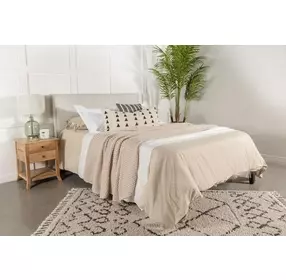 Izzy Sand Full Panel Headboard