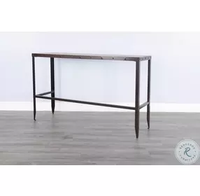 Autumn Echo Brown 60" Rectangular Sofa Bar Table