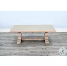 Rustic Refined Natural 54" Rectangular Coffee Table