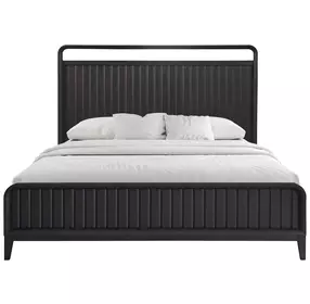 Aurora Peppercorn Open Panel Bedroom Set