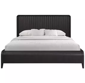 Aurora Peppercorn Waterfall Panel Bedroom Set