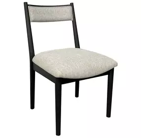 Aurora Peppercorn Cresent Chair Set of 2
