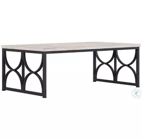 Alcove Belgian Ivory And Burnished Brass Occasional Table Set