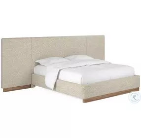 Portico Beige Upholstered Panel Bedroom Set
