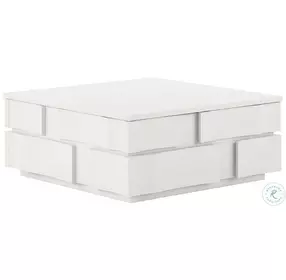 Portico Stucco White Occasional Table Set