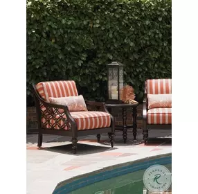 Royal Kahala Black Sands Brown Round End Table