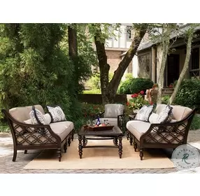 Royal Kahala Black Sands Brown Rectangular Cocktail Table