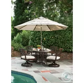 Royal Kahala Black Sands Brown Outdoor Dining Table
