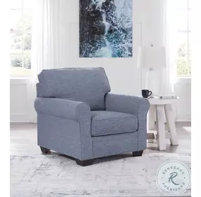 Carissa Manor Denim Performance Fabric Chair
