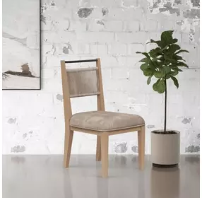 Elements Toffee Rope Back Chair Set of 2