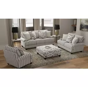 Marley Tapestry Upholstered Square Cocktail Ottoman