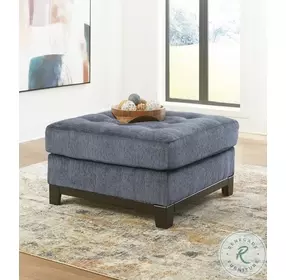 Maxon Place Navy Oversized Accent Ottoman
