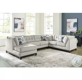 Maxon Place Stone 3 Piece Sectional with LAF Chaise