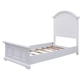 Heritage Coast Coastal White Youth Panel Bedroom Set