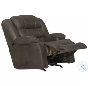 Beckley Steel Rocker Recliner with Dual Cupholders