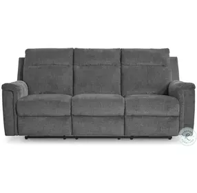 Barnsana Gravel Power Reclining Living Room Set