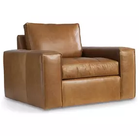 Nest Tan Upholstered Swivel Chair