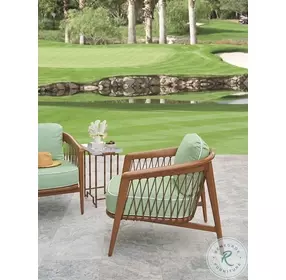 Palm Desert Poolside Brown Accent Table