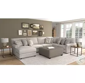 Livingston Slate 45" Cocktail Ottoman