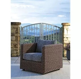 Kilimanjaro Black Upholstered Outdoor Lounge Chair