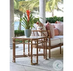 Sandpiper Bay Brown Outdoor Square End Table