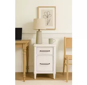 Wilmington White Filing Cabinet