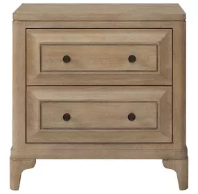 Wilmington Sand 2 Drawer Nightstand