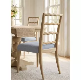 Haven Sea Blue Side Chair Set of 2