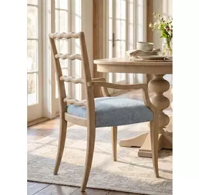 Haven Sea Blue Arm Chair