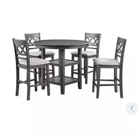 Cori Gray 5 Piece Counter Height Dining Set