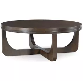 Tribeca Brown Round Cocktail Table