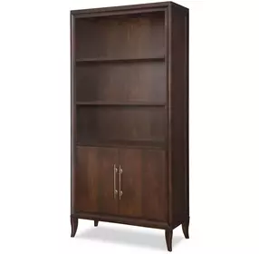 Tribeca Brown 2 Door Bookcase