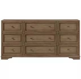 Magnolia Almond 9 Drawer Dresser