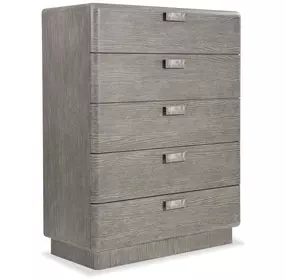 Monolith Brown Tall 5 Drawer Chest
