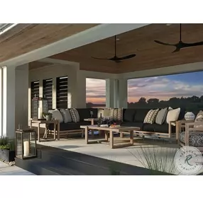 Stillwater Cove Light Taupe Outdoor Rectangular End Table