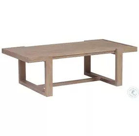 Stillwater Cove Light Taupe Outdoor Rectangular Occasional Table Set