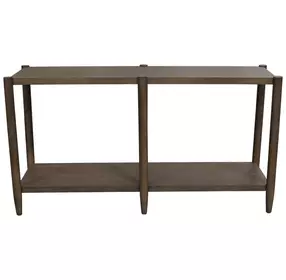 Sinclair Walnut Rectangular Console Table