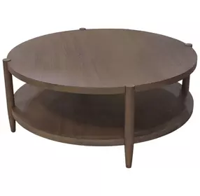 Sinclair Walnut Round Occasional Table Set