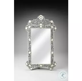 Vivienne Black And White Free Form Wall Mirror