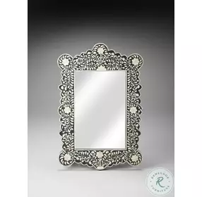 Vivienne Black And White Wall Mirror