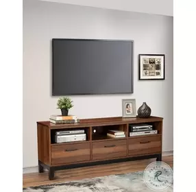 Weston Light Distressed Pine TV Stand