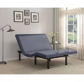 Clara Grey Fabric Twin Xl Adjustable Bed Base