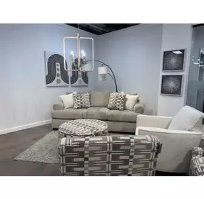 Nolte Pebble Taupe 96" Sofa