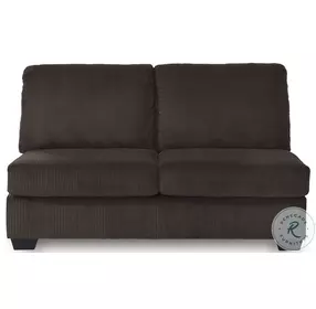 Landsings Chocolate Armless Loveseat