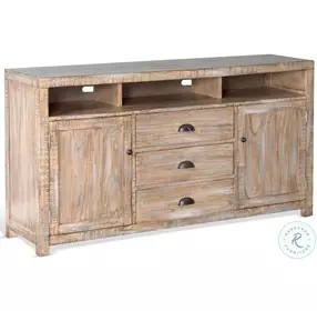 Hearthwood Haven Brown 2 Door 114" Entertainment Wall