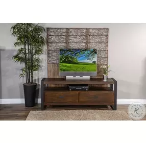 Ember Grace Dark Brown 64" TV Console