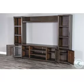 Havenstead Dark Brown 112" Entertainment Wall