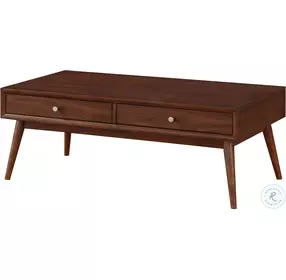 Frolic Brown 2 Drawer Occasional Table Set
